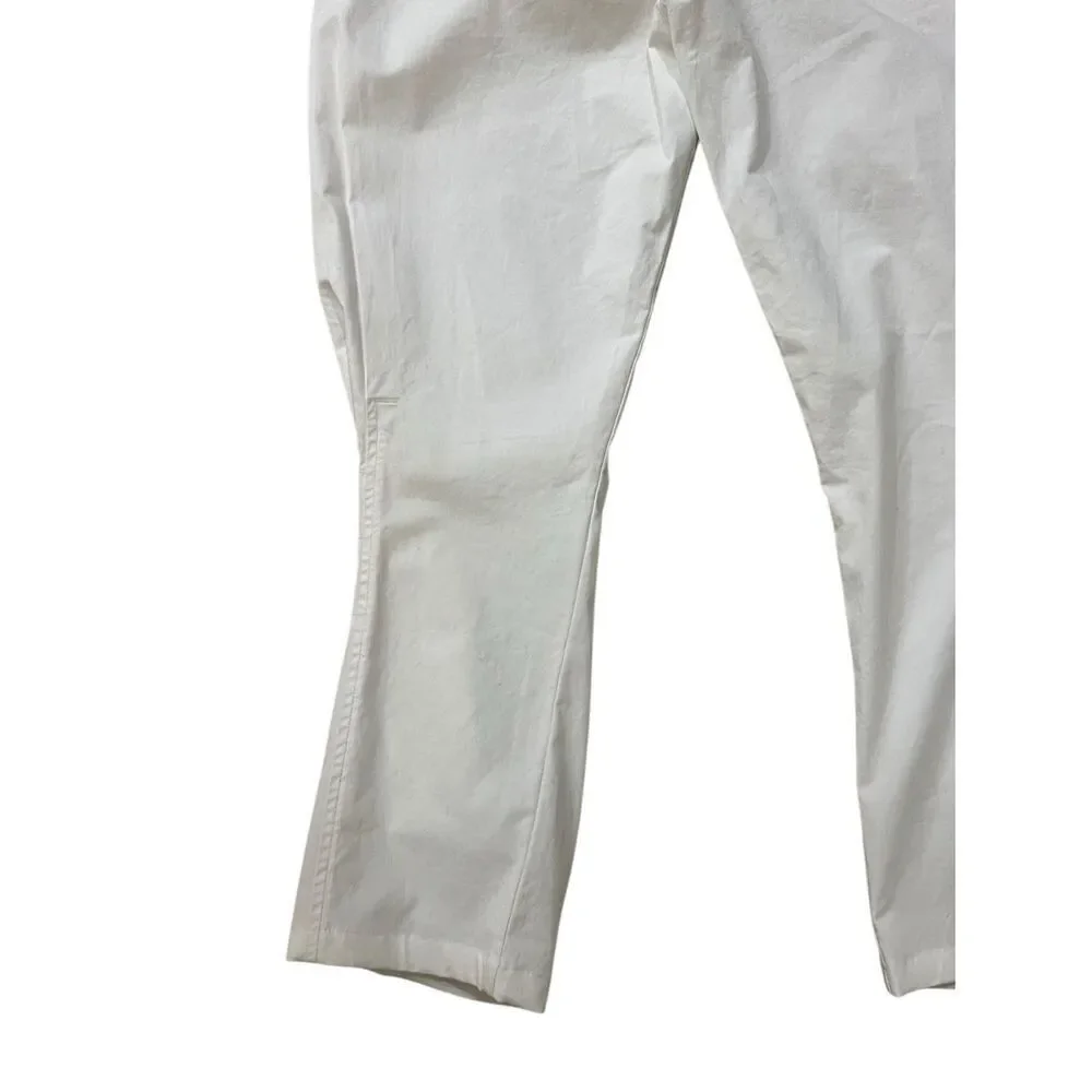 High Use By Claire Campbell Women's Tapered Trickster Pants Cream Size 4 NWT